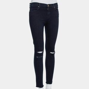J Brand Jeans in Cropped Skinny - Blue Mercy